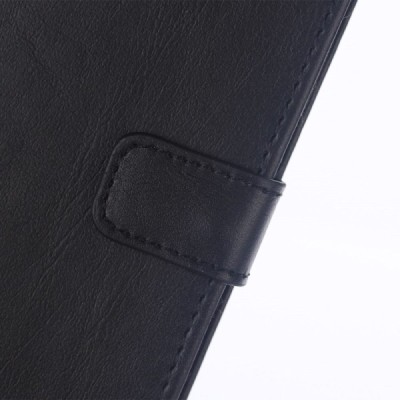 Samsung Galaxy A5 2016 (A510F) atvēramais ādas melns retro maciņš (maks) / Vacins.lv