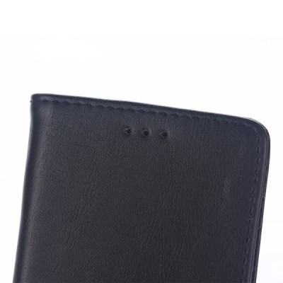 Samsung Galaxy A5 2016 (A510F) atvēramais ādas melns retro maciņš (maks) / Vacins.lv