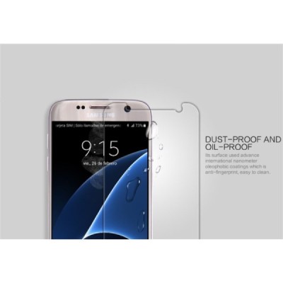 Samsung Galaxy S7 G930 „Nillkin“ Amazing H+ Pro Tempered Glass sustiprintos apsaugos apsauginis ekrano stiklas 0.2 mm / Priedai.