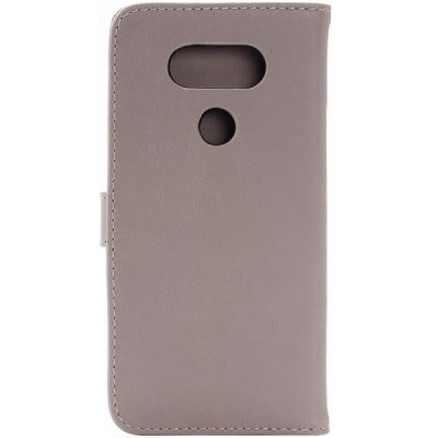 LG G5 (H850) atverčiamas smėlio (dramblio kaulo) spalvos odinis retro dėklas - piniginė / Priedai.lt