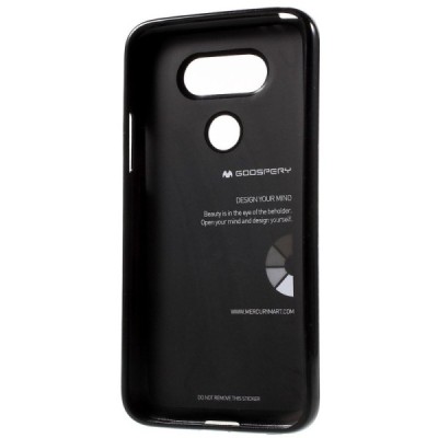 LG G5 (H850) Mercury melns cieta silikona (TPU) apvalks / vacins.lv