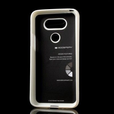 LG G5 (H850) baltas Mercury kieto silikono (TPU) dėklas / Priedai.lt