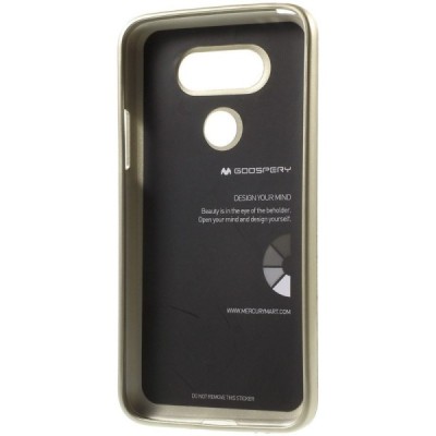 LG G5 (H850) auksinis Mercury kieto silikono (TPU) dėklas / Priedai.lt