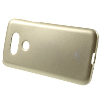 LG G5 (H850) auksinis Mercury kieto silikono (TPU) dėklas / Priedai.lt