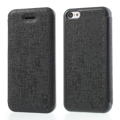 „Dolit“ JZZS atverčiamas Apple iPhone 5C juodas dėklas (dėkliukas) / Priedai.lt