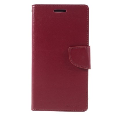 „Mercury“ Bravo Diary atverčiamas LG G5 bordo odinis dėklas - piniginė / Priedai.lt