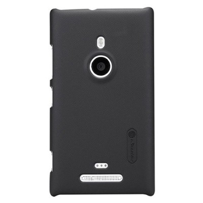 „Nillkin“ Frosted Shield juodas Nokia Lumia 925 dėklas (dėkliukas) / Priedai.lt
