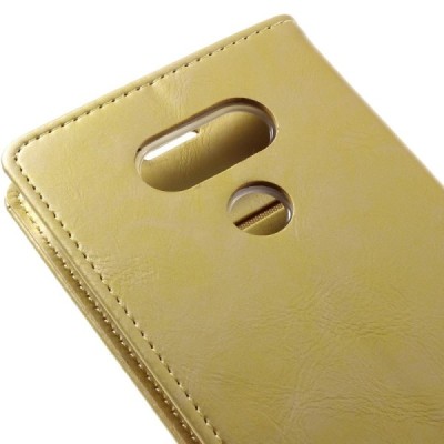 Mercury Blue Moon LG G5 atvērams zelta ādas maciņš / Vacins.lv