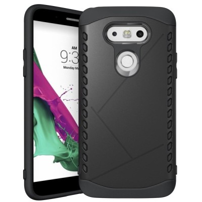 Pastiprinātas aizsardzības melns LG G5 H850 apvalks / Vacins.lv