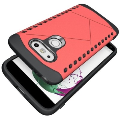 Pastiprinātas aizsardzības sarkans LG G5 H850 apvalks / Vacins.lv