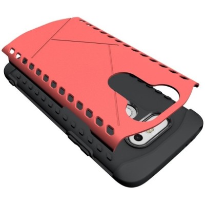 Pastiprinātas aizsardzības sarkans LG G5 H850 apvalks / Vacins.lv