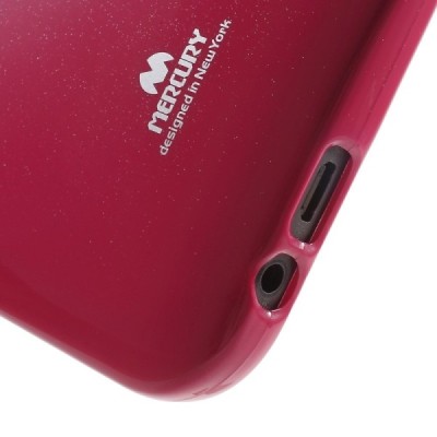 HTC One M8 tamsiai rožinis Mercury kieto silikono (TPU) dėklas / Priedai.lt