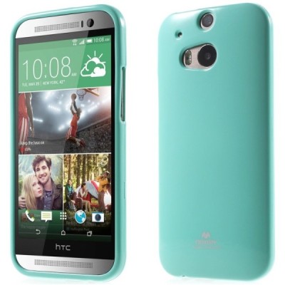 HTC One M8 mėtinis Mercury kieto silikono (TPU) dėklas / Priedai.lt