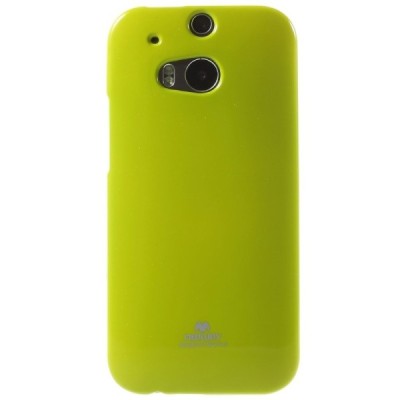 HTC One M8 žalias Mercury kieto silikono (TPU) dėklas / Priedai.lt