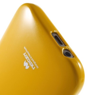HTC One M8 geltonas Mercury kieto silikono (TPU) dėklas / Priedai.lt
