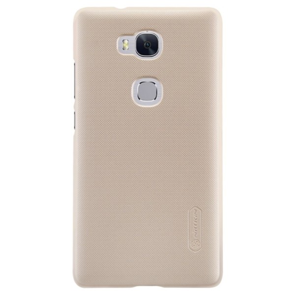 „Nillkin“ Frosted Shield apvalks - zelta + ekrāna aizsargplēve (Honor 5X)