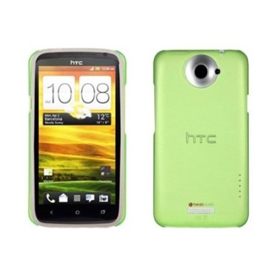 HTC One X skaidrus žalias dėklas / Priedai.lt