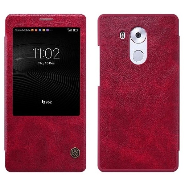 „Nillkin“ Qin atverčiamas dėklas - raudonas (Mate 8)