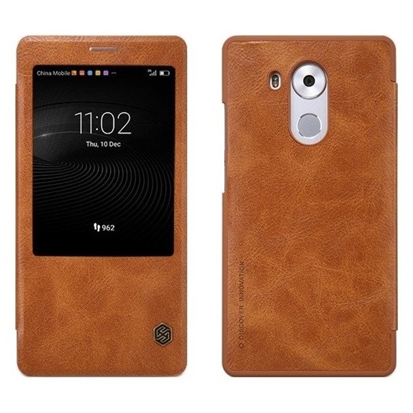 „Nillkin“ Qin atverčiamas dėklas - rudas (Mate 8)