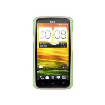 HTC One X skaidrus žalias dėklas / Priedai.lt