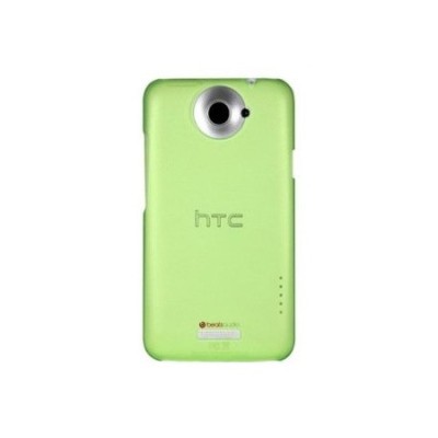 HTC One X skaidrus žalias dėklas / Priedai.lt