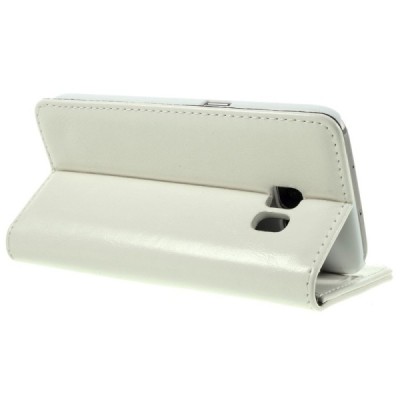 Samsung Galaxy S7 (G930) „CaseMe“ solīds atvēramais ādas balts maciņš - maks / Vacins.lv