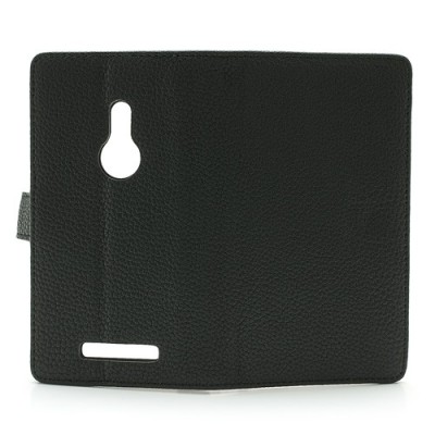 „Lychee“ juodas odinis Nokia Lumia 925 dėklas (dėkliukas) / Priedai.lt