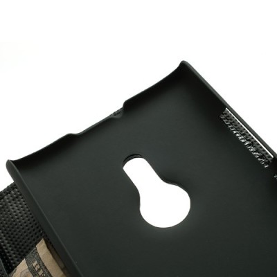 „Lychee“ juodas odinis Nokia Lumia 925 dėklas (dėkliukas) / Priedai.lt