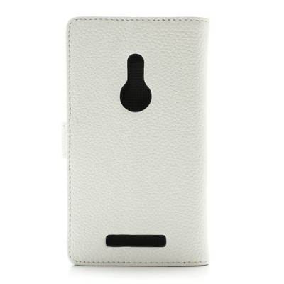 „Lychee“ baltas odinis Nokia Lumia 925 dėklas (dėkliukas) / Priedai.lt