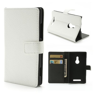 „Lychee“ baltas odinis Nokia Lumia 925 dėklas (dėkliukas) / Priedai.lt