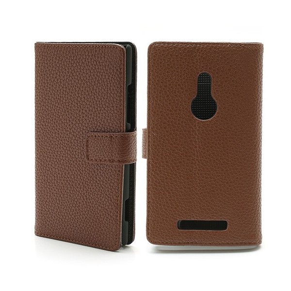 „Lychee“ atvēramais futrālis - brūns (Lumia 925)