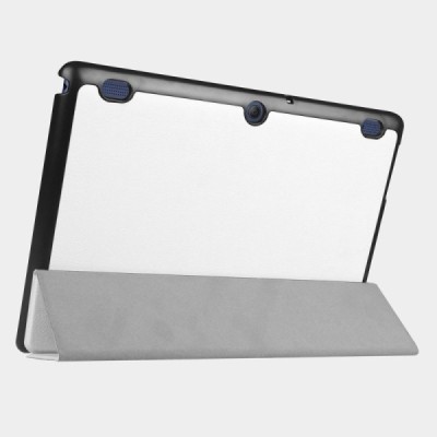 Lenovo Tab2 A10-30 10 atvēramais balts maciņš / Vacins.lv