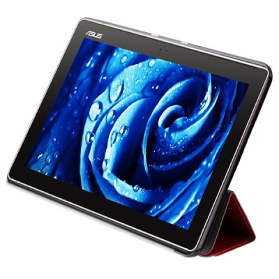 Asus ZenPad 10 (Z300C, Z300CL, Z300CG, Z301ML, Z301MFL) atvēramais sarkans maciņš / Vacins.lv