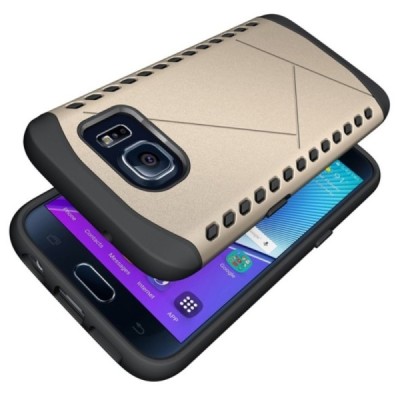 Samsung Galaxy S7 G930 pastiprinātas aizsardzības zelta apvalks / Vacins.lv