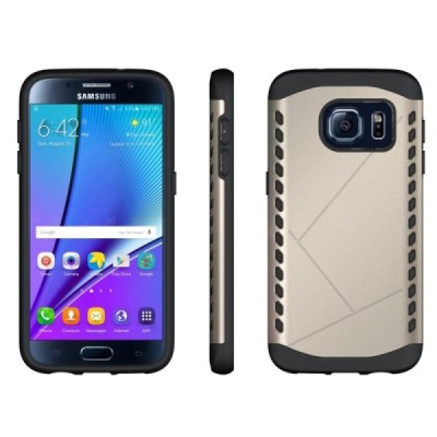 Samsung Galaxy S7 G930 pastiprinātas aizsardzības zelta apvalks / Vacins.lv