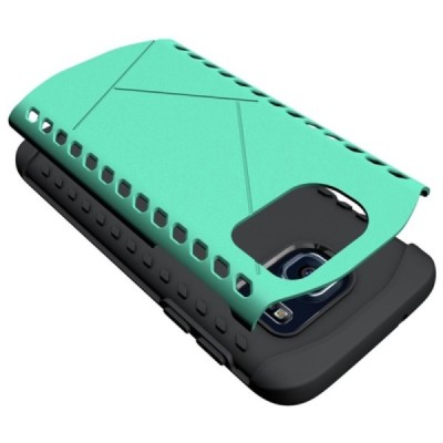 Samsung Galaxy S7 G930 pastiprinātas aizsardzības piparmētru apvalks / Vacins.lv