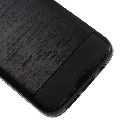 Samsung Galaxy S7 edge G935 pastiprinātas aizsardzības melns apvalks / Vacins.lv