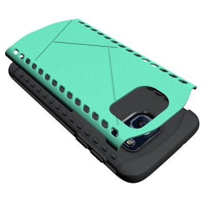 Samsung Galaxy S7 edge G935 pastiprinātas aizsardzības piparmētru apvalks / Vacins.lv