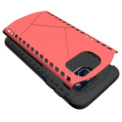 Samsung Galaxy S7 edge G935 pastiprinātas aizsardzības sarkans apvalks / Vacins.lv