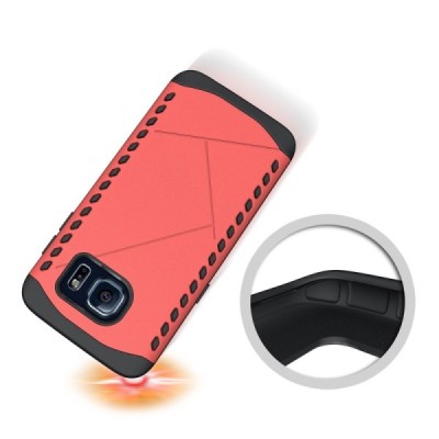 Samsung Galaxy S7 edge G935 pastiprinātas aizsardzības sarkans apvalks / Vacins.lv