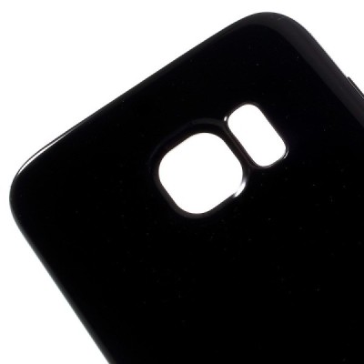 Samsung Galaxy S7 edge G935 cieta silikona (TPU) melns apvalks / vacins.lv