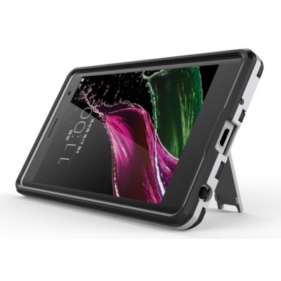 LG Zero (H650E) pastiprinātas aizsardzības sudrabs apvalks / Vacins.lv