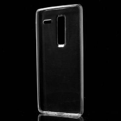 LG Zero (H650E) skaidrus (permatomas) kieto silikono TPU ploniausias pasaulyje bespalvis dėklas / Priedai.lt