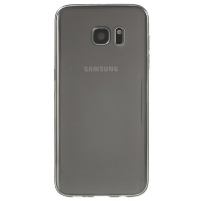 Samsung Galaxy S7 Edge (G935) dzidrs (caurspīdīgs), pelēks cieta silikona TPU pasaulē planākais apvalks / Vacins.lv