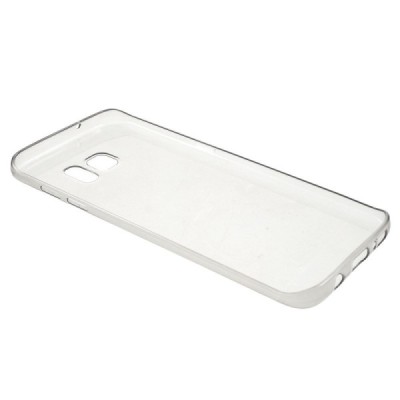 Samsung Galaxy S7 Edge (G935) dzidrs (caurspīdīgs), pelēks cieta silikona TPU pasaulē planākais apvalks / Vacins.lv