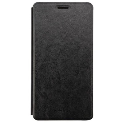 Huawei Honor 5X „Mofi“ Rui sērijas melns ādas atvērams maciņš / Vacins.lv