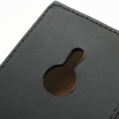 Klasikinis atverčiamas juodas Nokia Lumia 925 dėklas (dėkliukas) / Priedai.lt