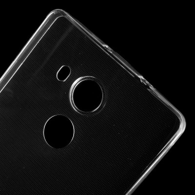 Huawei Mate 8 skaidrus (permatomas) kieto silikono TPU ploniausias pasaulyje bespalvis dėklas / Priedai.lt