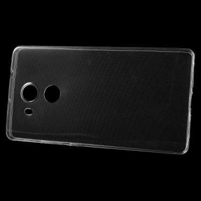 Huawei Mate 8 skaidrus (permatomas) kieto silikono TPU ploniausias pasaulyje bespalvis dėklas / Priedai.lt