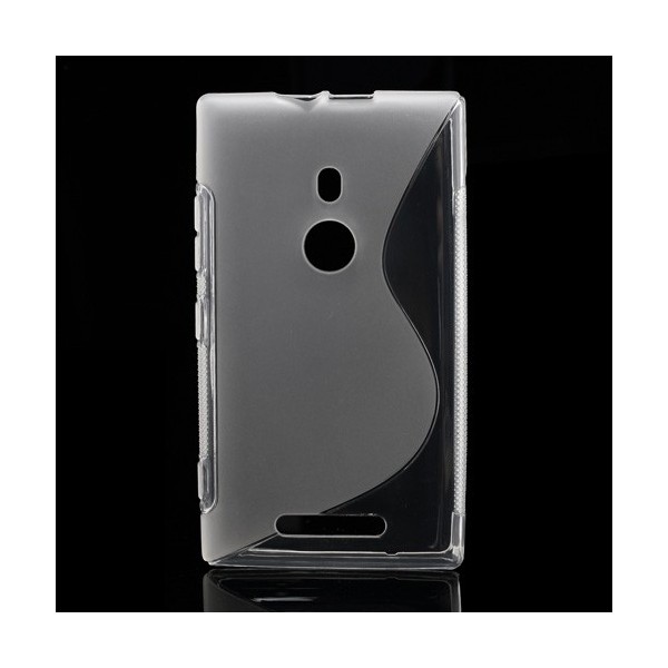 Silikoninis dėklas - skaidrus, matinis (Lumia 925)